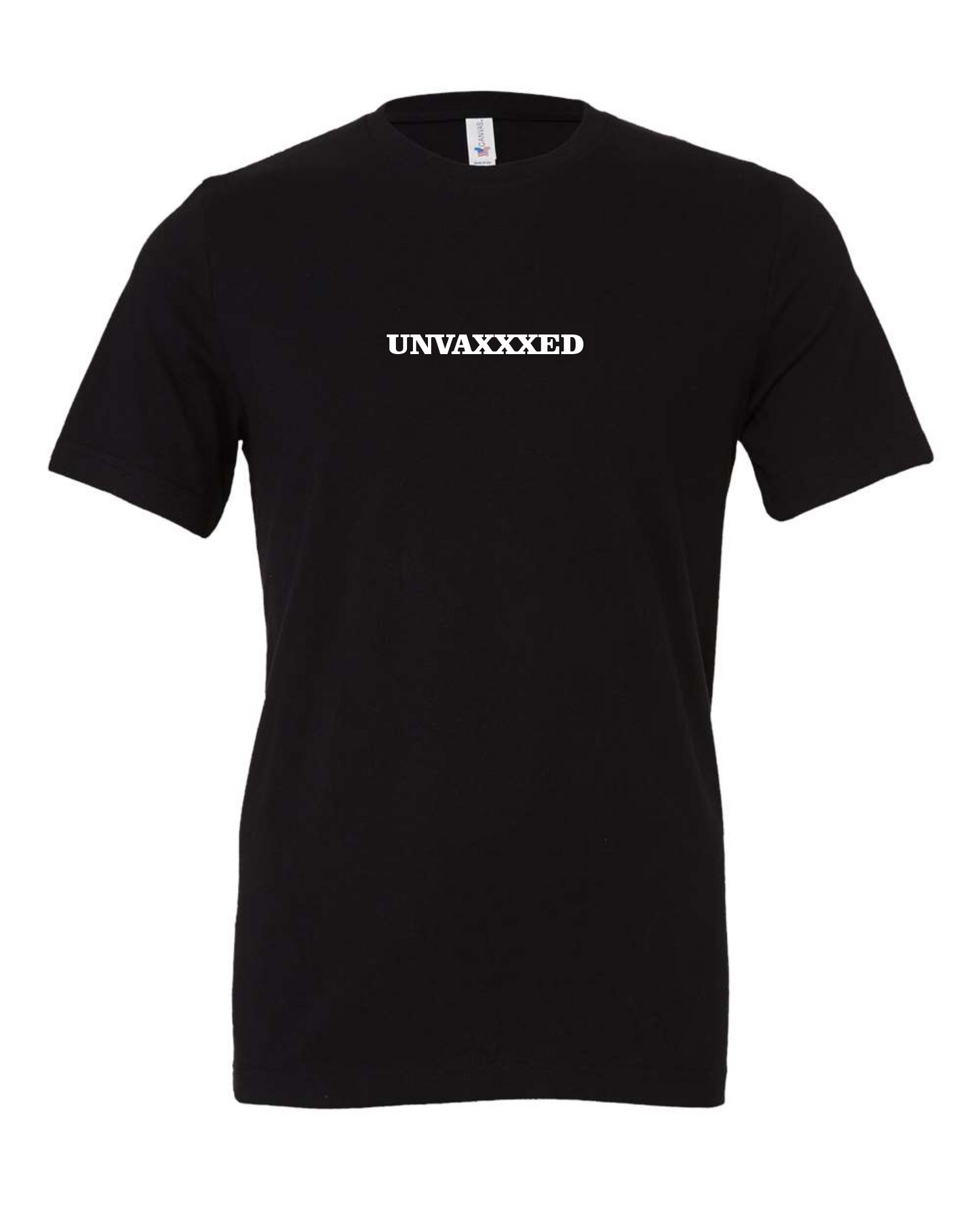 'Unvaxxxed' Simple Black T-Shirt