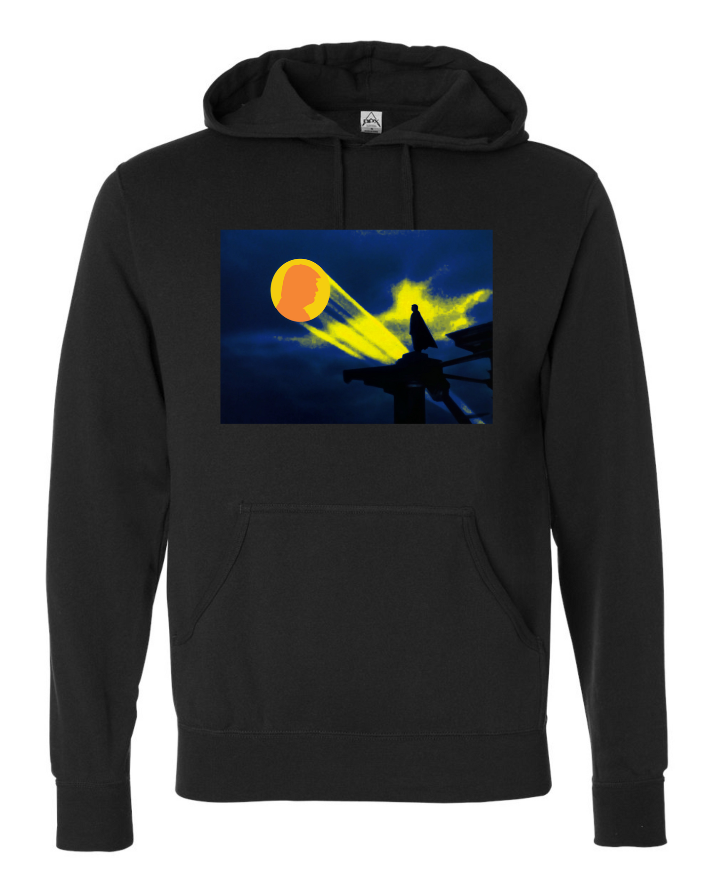 'Bruce Wayne Trump' Black Hoodie