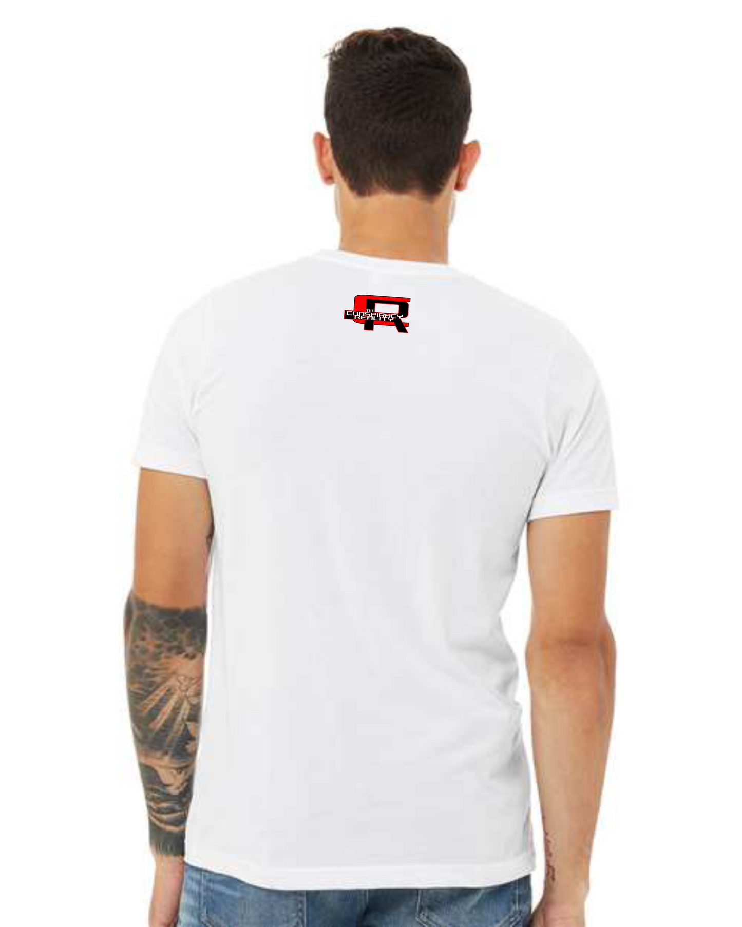 'Rabbit Hole' White T-Shirt