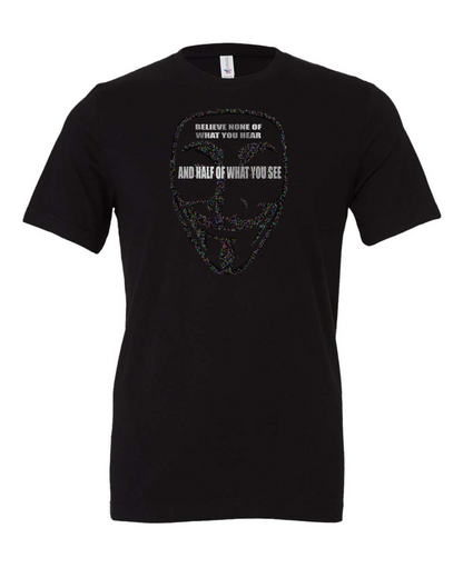 'The Skeptic' Black T-Shirt