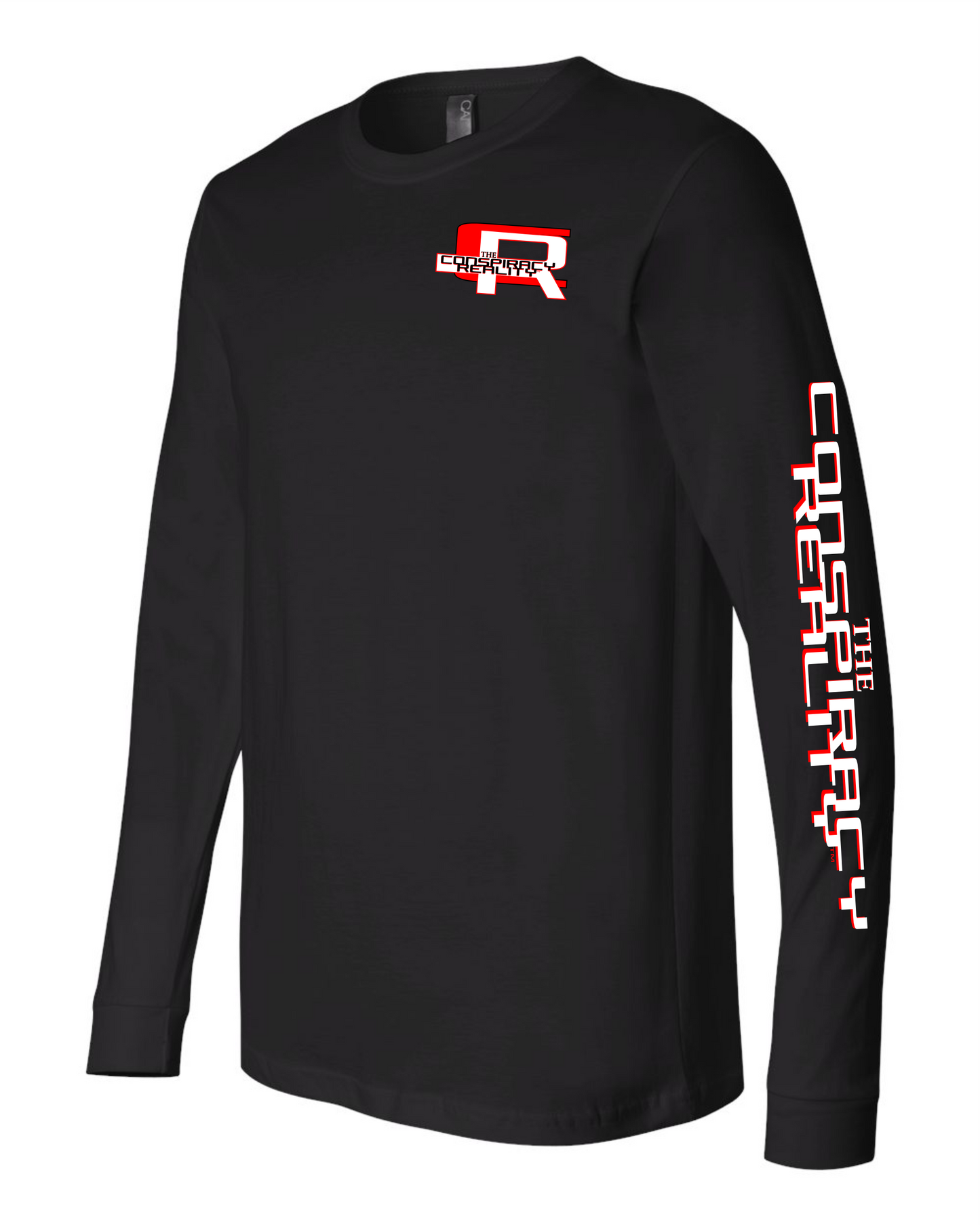 'The Jerrad' TCR Logos Black Long Sleeve Shirt