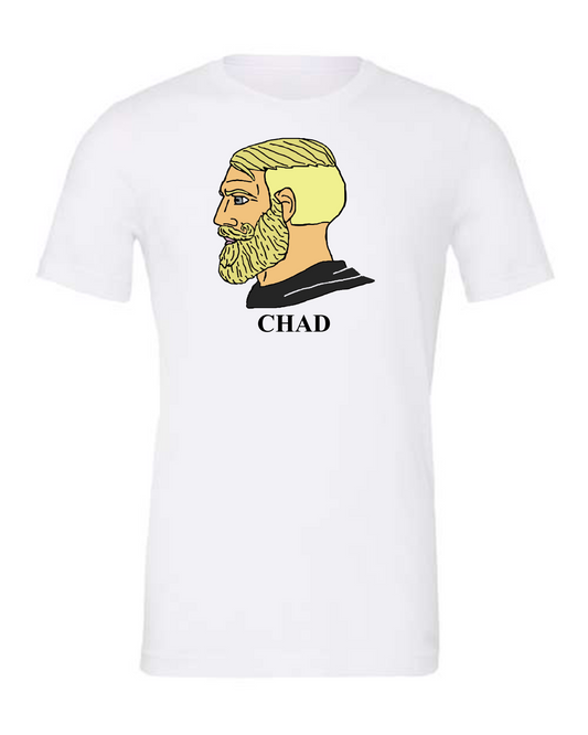 'Chad' White T-Shirt