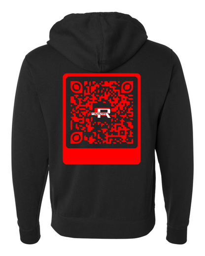 'The QR Code' Black Hoodie