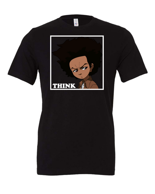 'The Thinker' Black T-Shirt