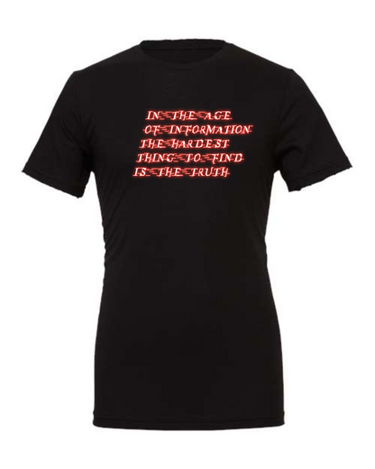 'Information Age' Black T-Shirt