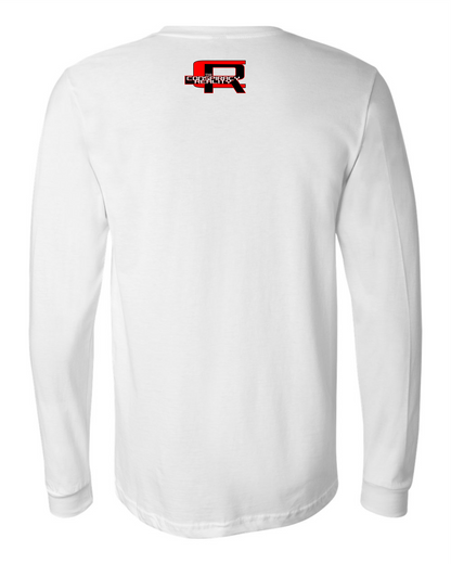 'The Jerrad' TCR Logos White Long Sleeve Shirt