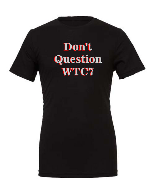 'WTC7' Black T-Shirt